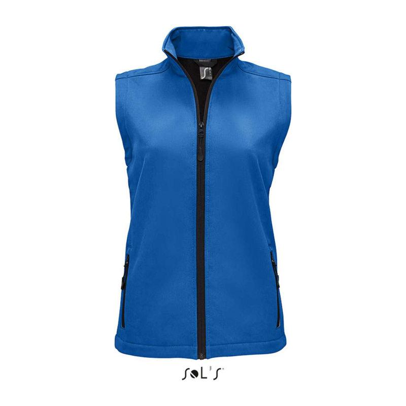Vestă softshell pentru femei Sol's Race  Albastru L