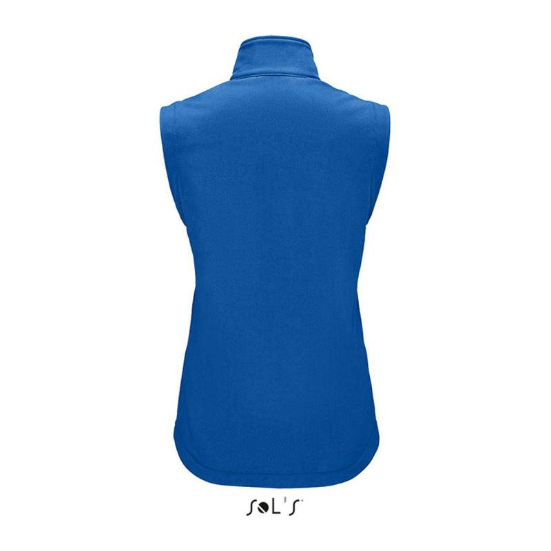 Vestă softshell pentru femei Sol's Race  Albastru L