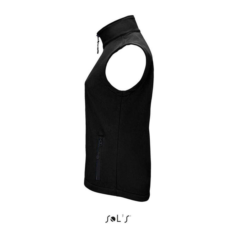 Vestă softshell pentru femei Sol's Race  Negru XL