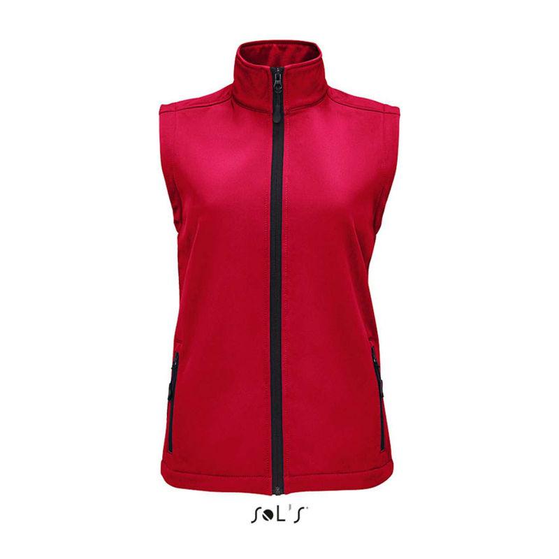 Vestă softshell pentru femei Sol's Race  Pepper Red