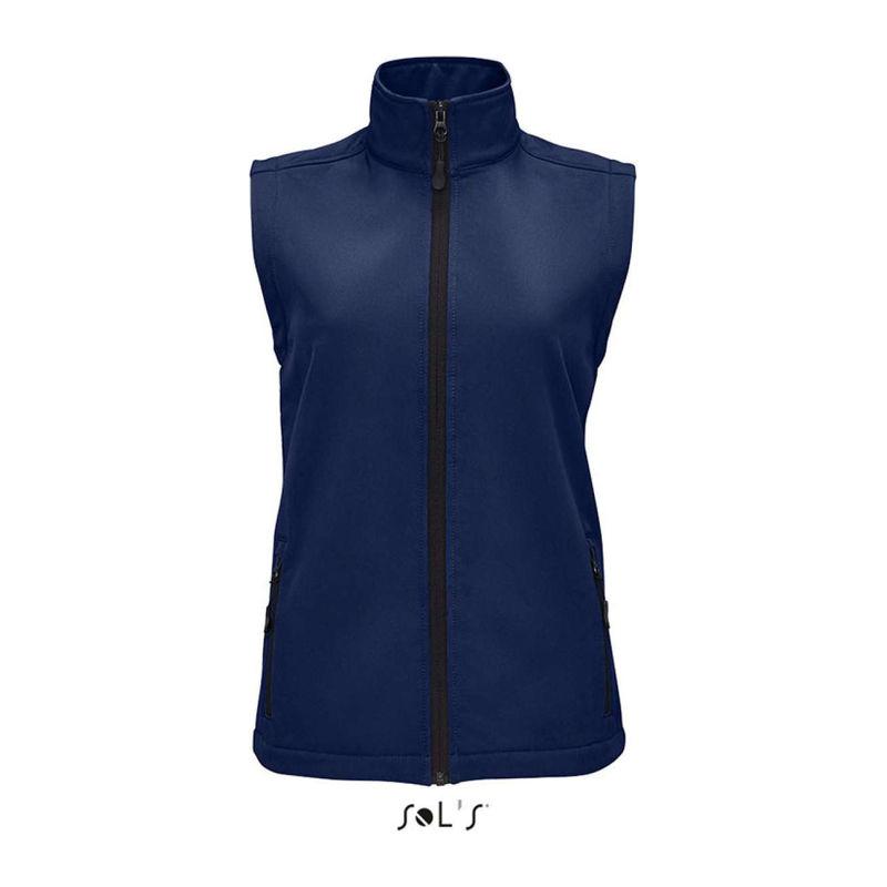 Vestă softshell pentru femei Sol's Race  Orion Navy Blue XL