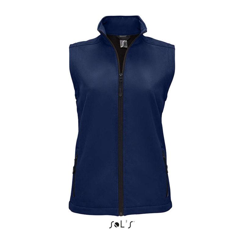 Vestă softshell pentru femei Sol's Race  Orion Navy Blue M