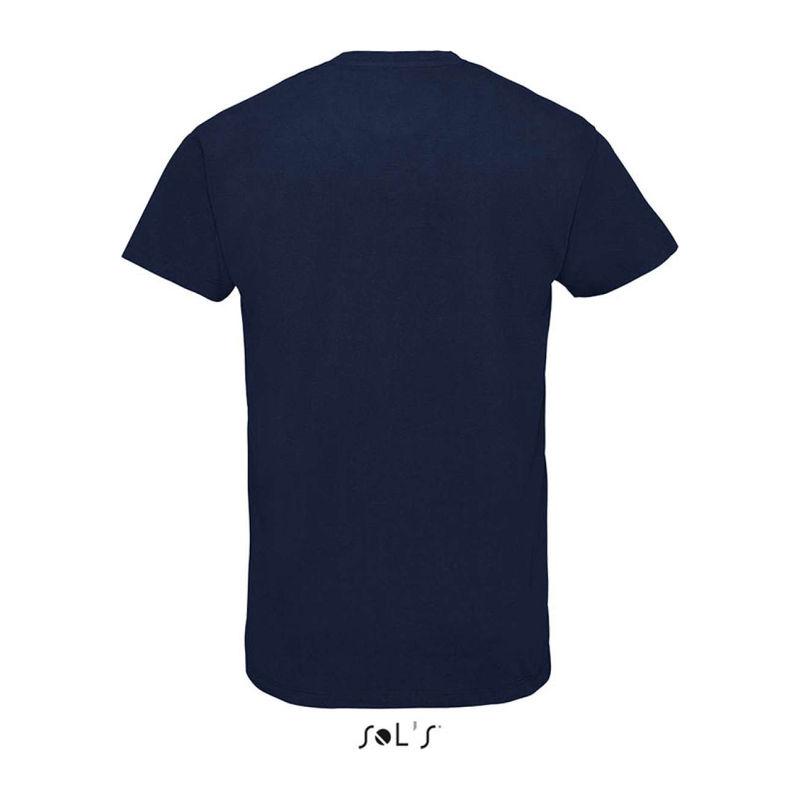 Tricou cu guler în V pentru bărbați Sol's Imperial  Orion Navy Blue L