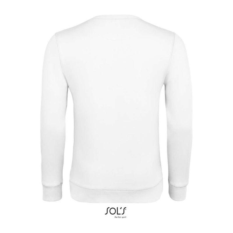 Bluză cu guler rotund pentru bărbați Sol's Sully Alb M