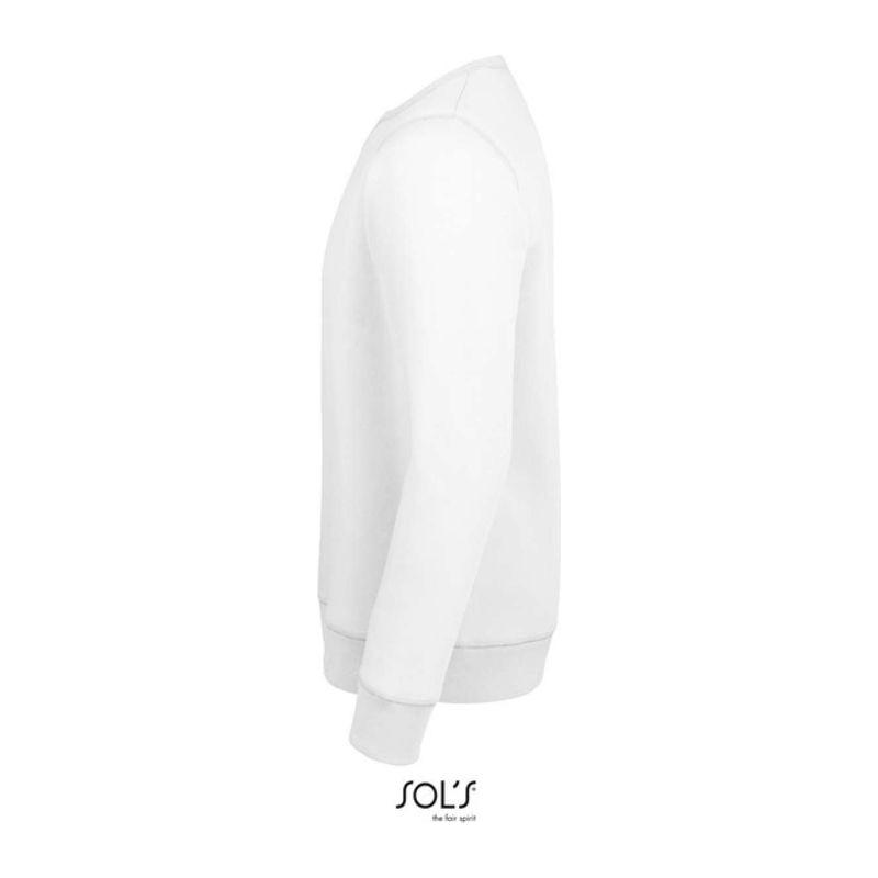 Bluză cu guler rotund pentru bărbați Sol's Sully Alb M