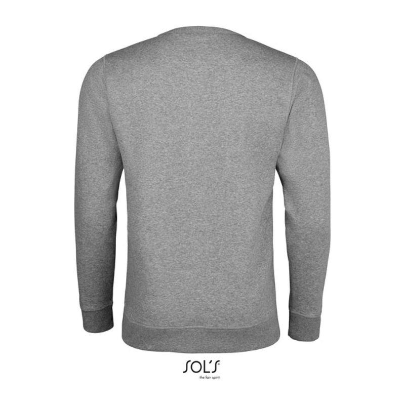 Bluză cu guler rotund pentru bărbați Sol's Sully Grey Melange XL