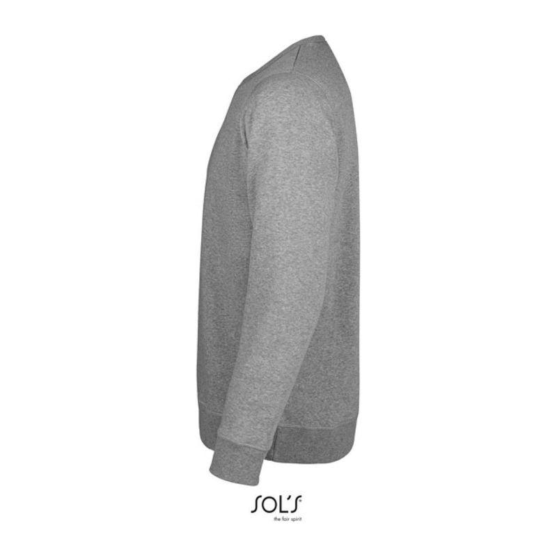 Bluză cu guler rotund pentru bărbați Sol's Sully Grey Melange XL