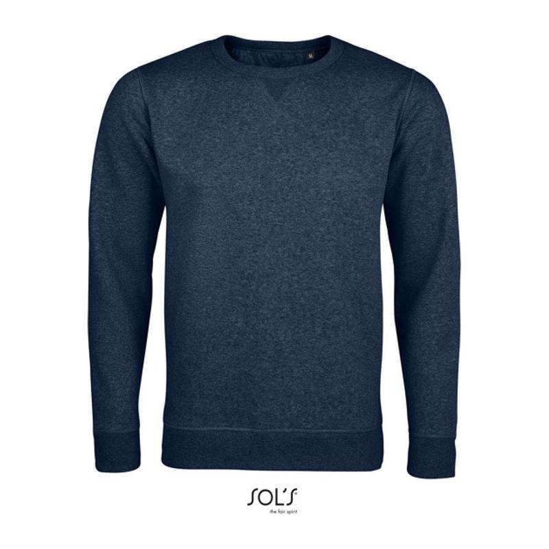 Bluză cu guler rotund pentru bărbați Sol's Sully Negru XL
