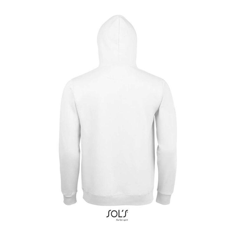 Hanorac cu glugă unisex Sol's Spencer Alb S
