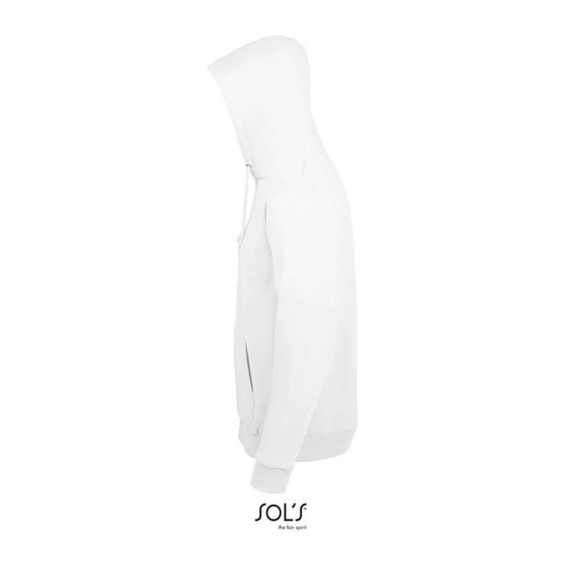 Hanorac cu glugă unisex Sol's Spencer Alb S