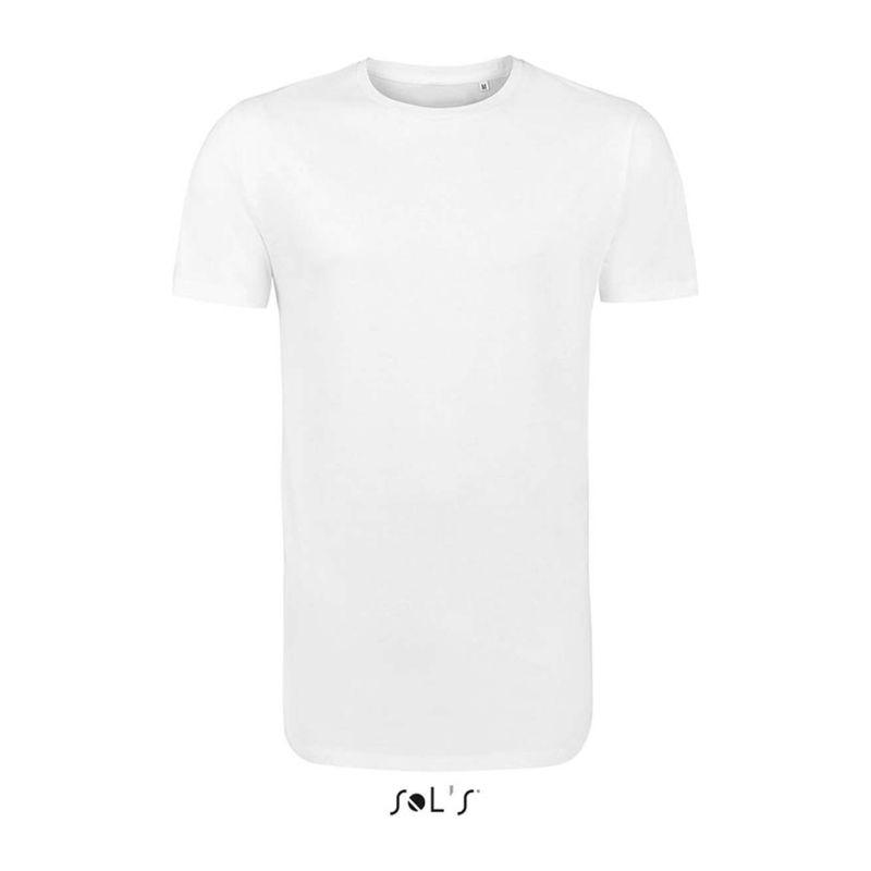 Tricou cu mânecă lungă pentru bărbați Sol's Magnum Alb XS