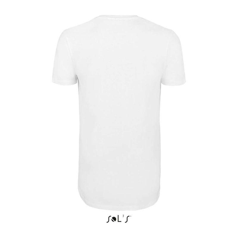 Tricou cu mânecă lungă pentru bărbați Sol's Magnum Alb XS