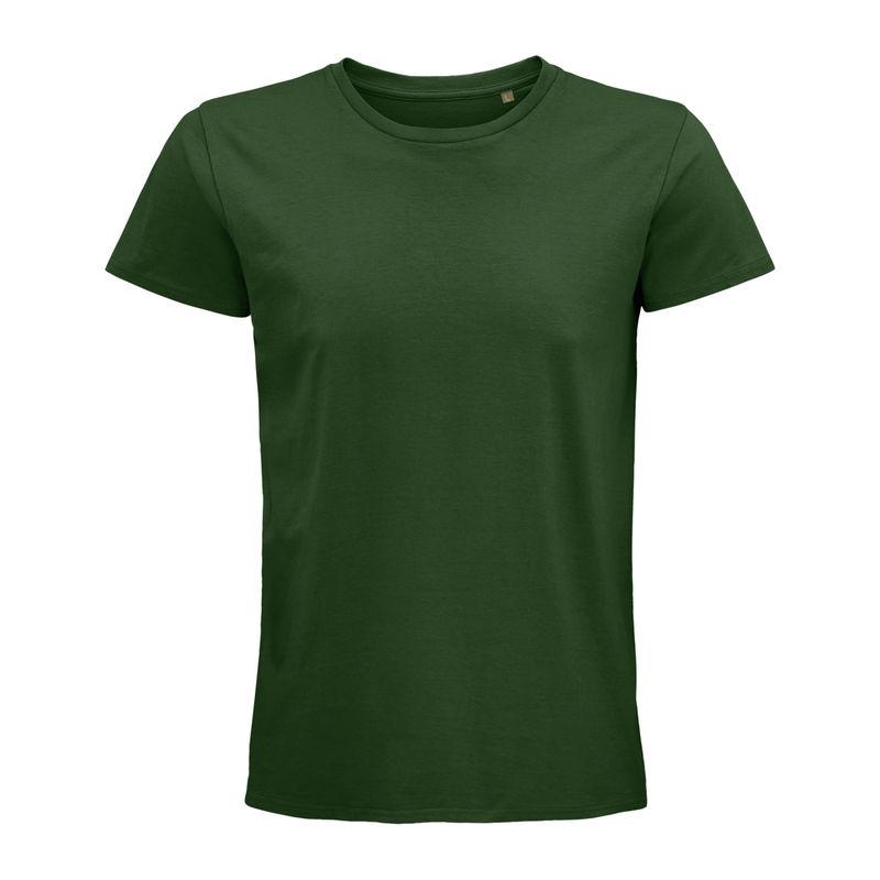 Tricou din jerseu cu guler rotund, croială ajustată, pentru bărbați, Sol's Pionner Verde XL