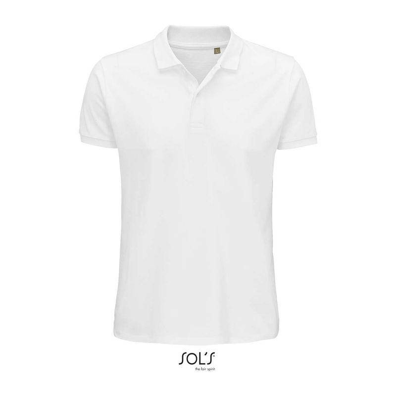 Tricou polo pentru bărbați Sol's Planet Alb