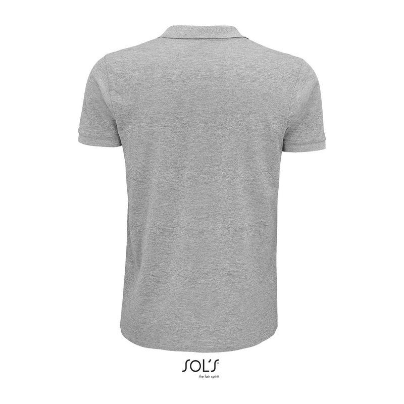 Tricou polo pentru bărbați Sol's Planet Grey Melange 4XL