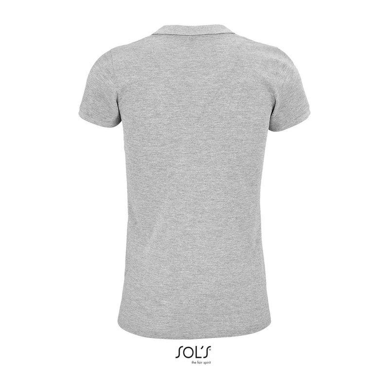 Tricou polo pentru femei Sol's Planet Grey Melange XL