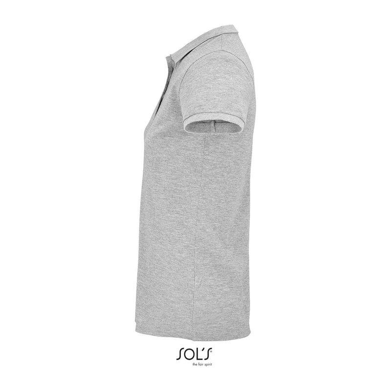 Tricou polo pentru femei Sol's Planet Grey Melange XL