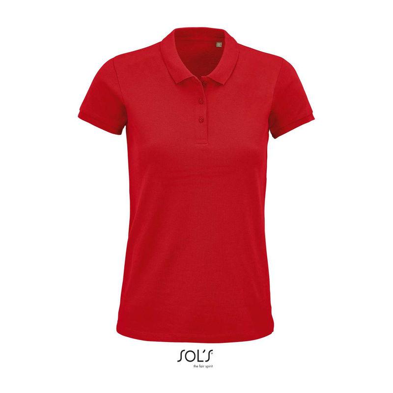 Tricou polo pentru femei Sol's Planet Rosu XS