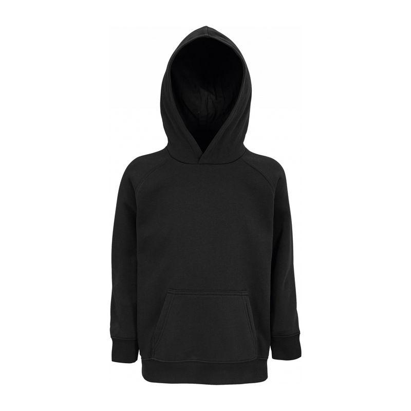Hanorac cu glugă pentru copii Sol's Stellar Negru
