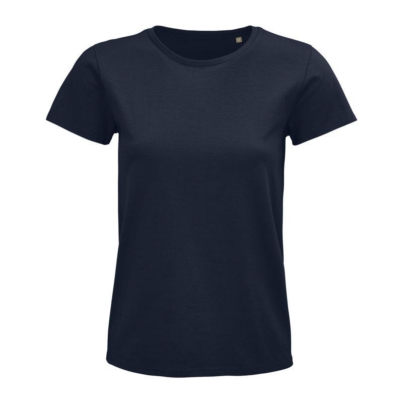 Tricou cu guler rotund, croială ajustată, pentru femei, Sol's Pionner Orion Navy Blue XL