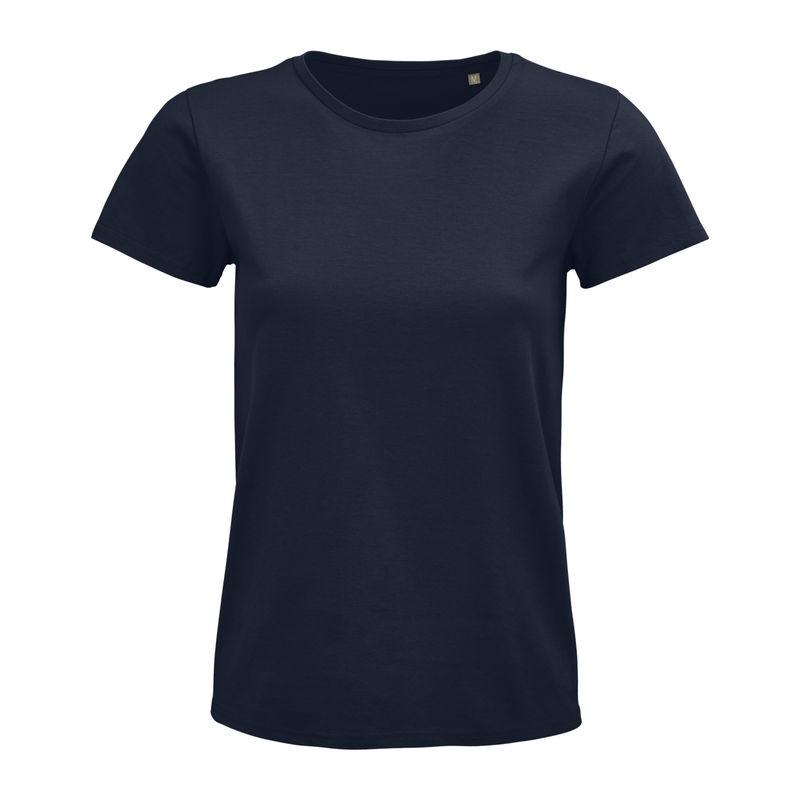 Tricou cu guler rotund, croială ajustată, pentru femei, Sol's Pionner Orion Navy Blue M