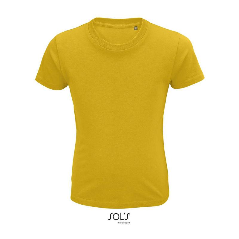 SOL'S CRUSADER KIDS - ROUND-NECK FITTED JERSEY T-S Portocaliu