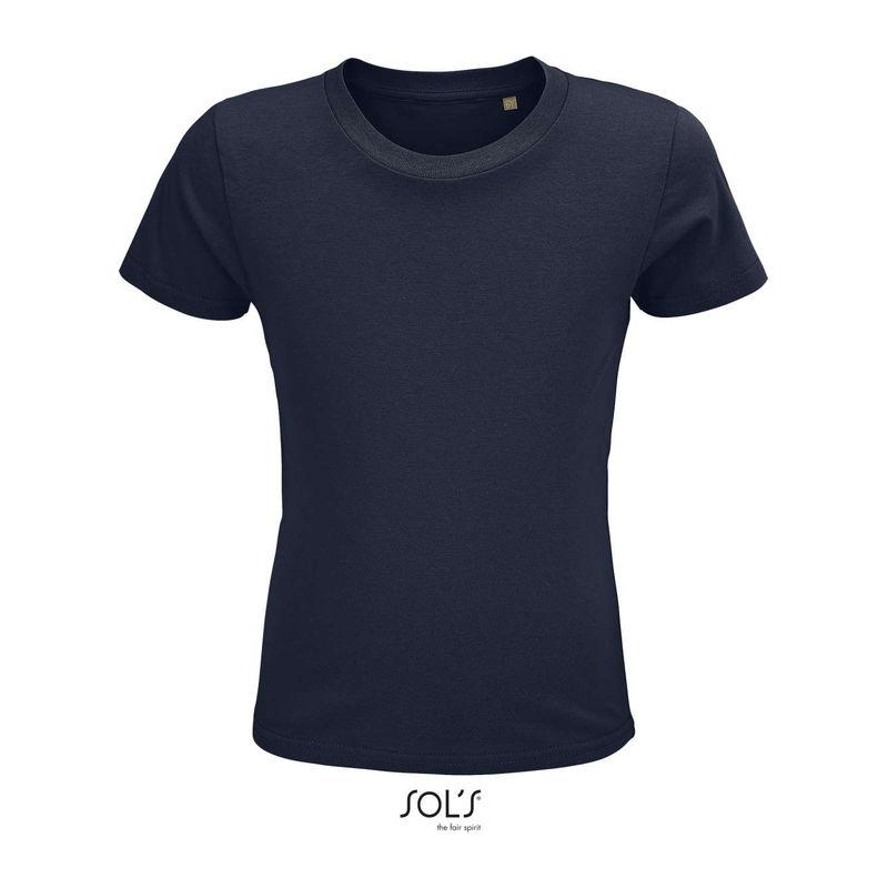 SOL'S CRUSADER KIDS - ROUND-NECK FITTED JERSEY T-S Orion Navy Blue