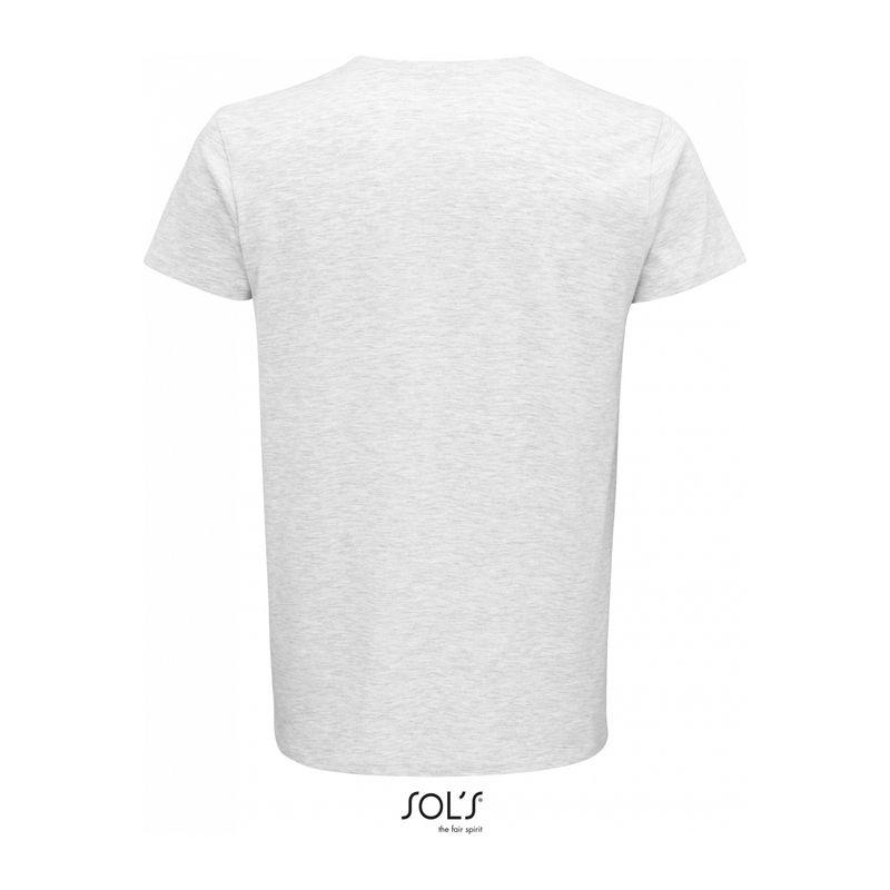 Tricou din bumbac organic cu guler rotund pentru bărbați Sol's Crusader Gri 3XL