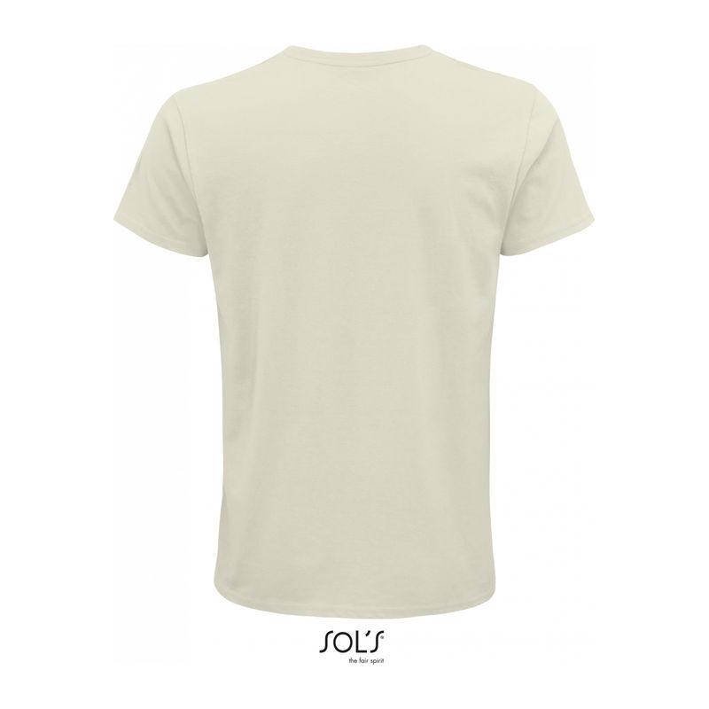 Tricou din bumbac organic cu guler rotund pentru bărbați Sol's Crusader Maro L