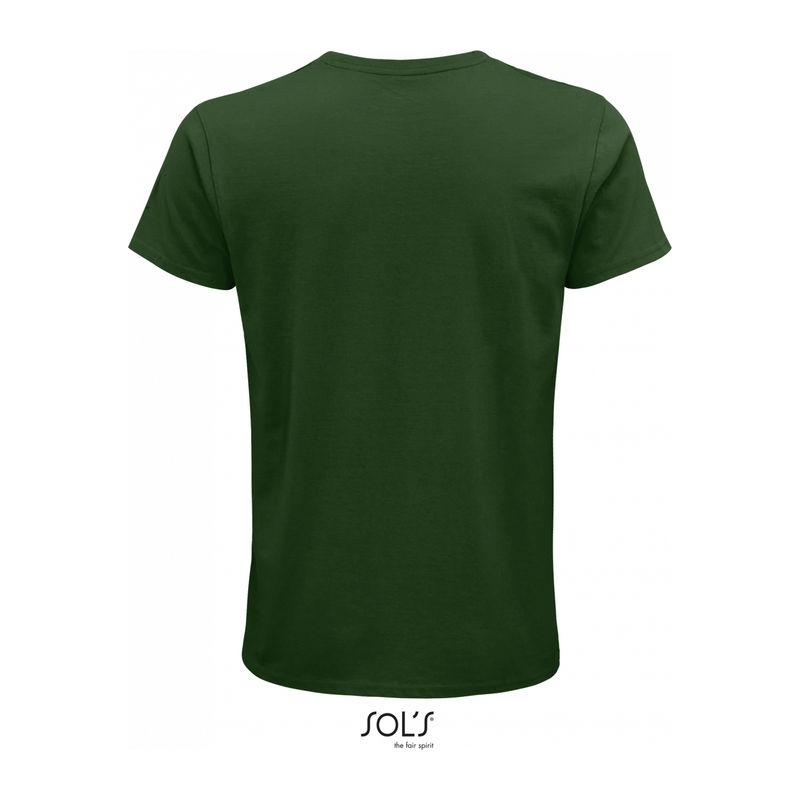 Tricou din bumbac organic cu guler rotund pentru bărbați Sol's Crusader Verde XL