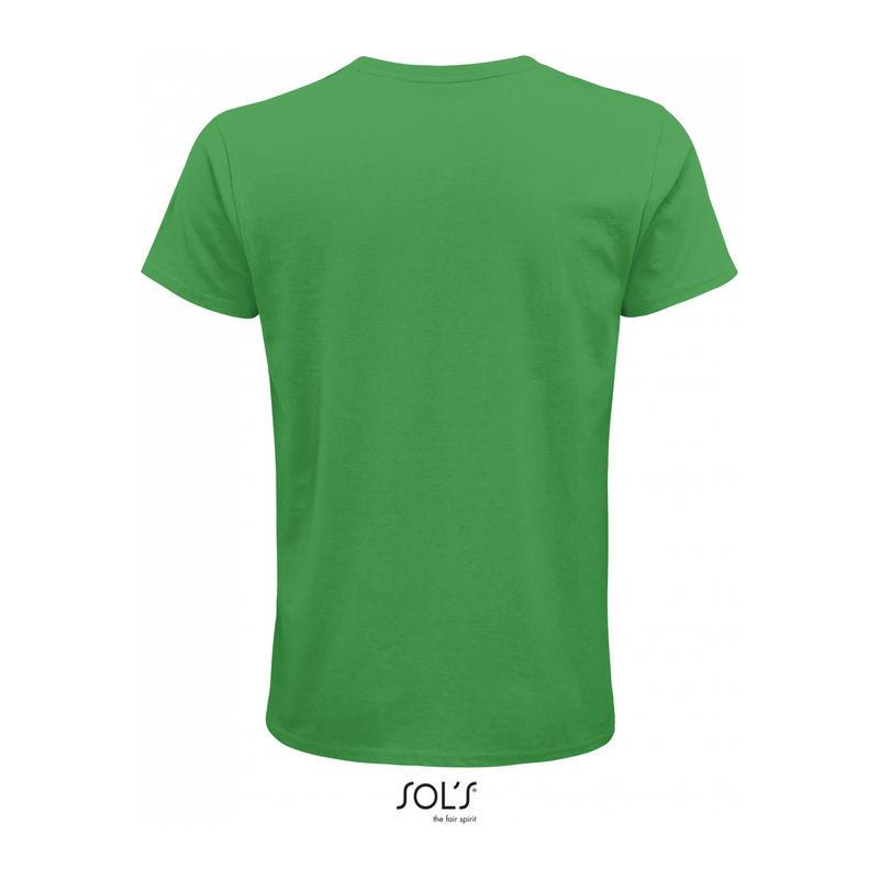 Tricou din bumbac organic cu guler rotund pentru bărbați Sol's Crusader Verde 3XL