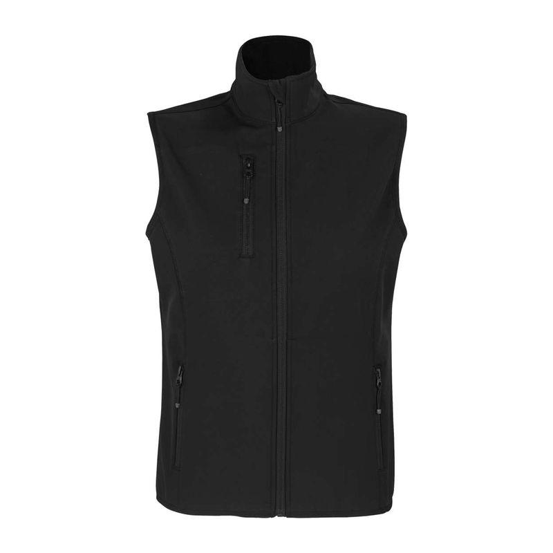Vestă softshell pentru femei Sol's Falcon  Negru