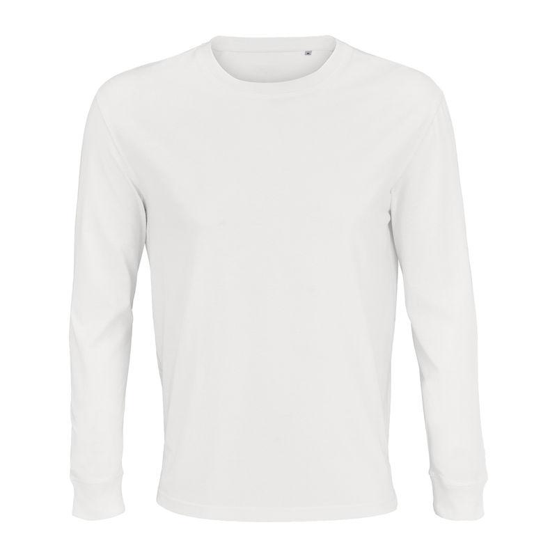 Tricou cu mânecă lungă pentru bărbați Sol's Pionner  Alb