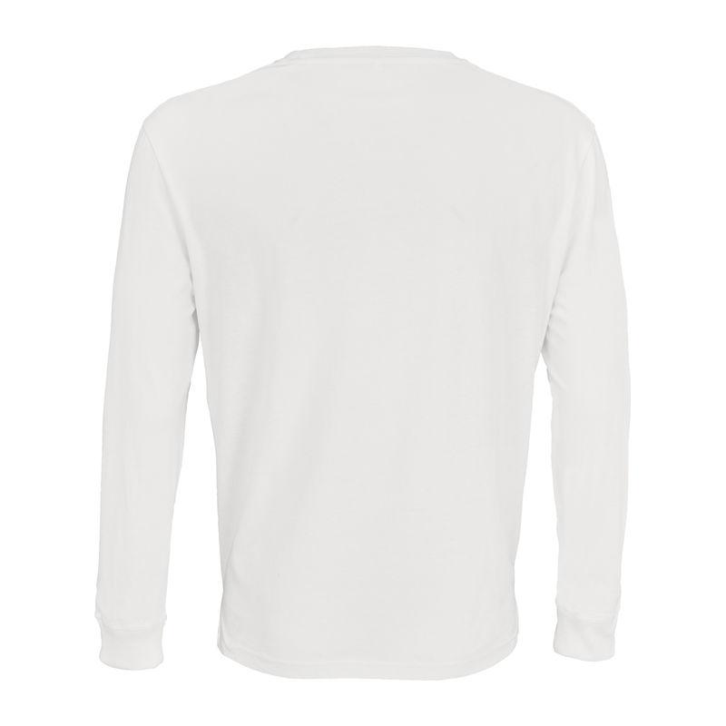 Tricou cu mânecă lungă pentru bărbați Sol's Pionner  Alb L