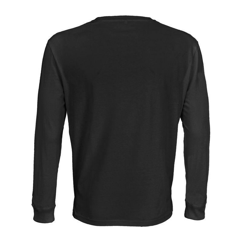 Tricou cu mânecă lungă pentru bărbați Sol's Pionner  Negru L