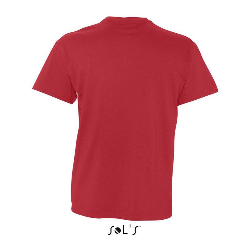 Tricou cu guler în V pentru bărbați Sol's Victory Rosu L