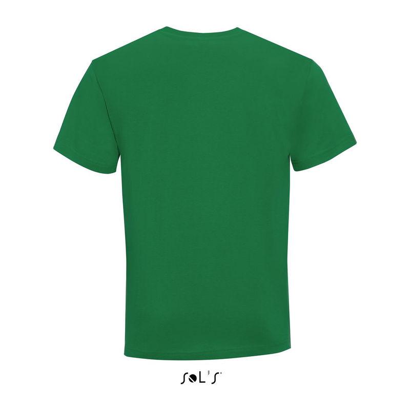 Tricou cu guler în V pentru bărbați Sol's Victory Verde L