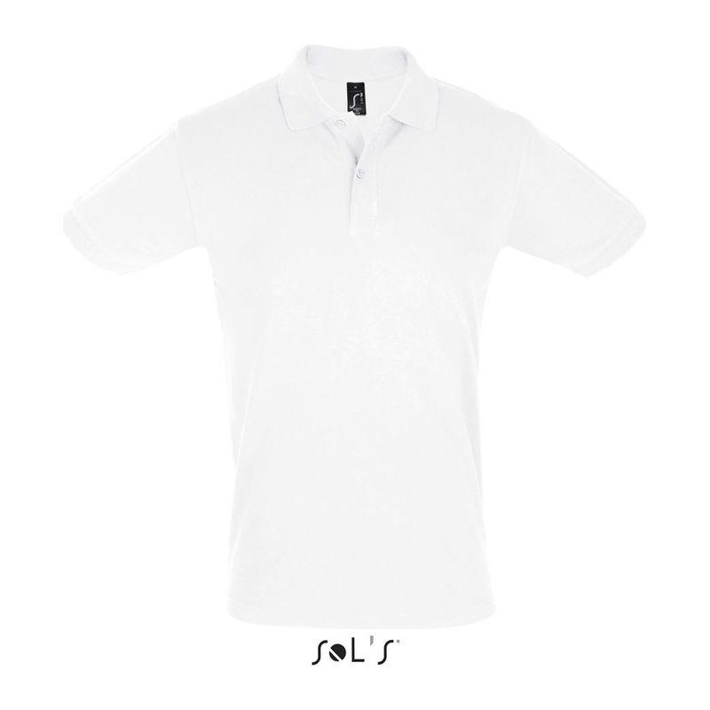Tricou polo pentru bărbați Sol's Perfect Alb XL