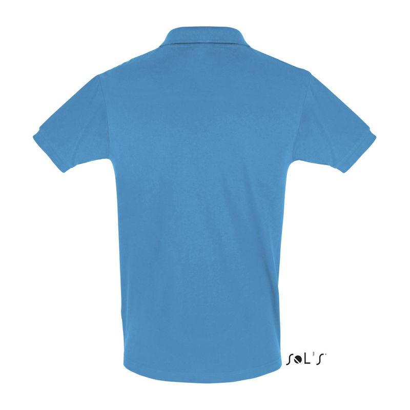 Tricou polo pentru bărbați Sol's Perfect Albastru 3XL