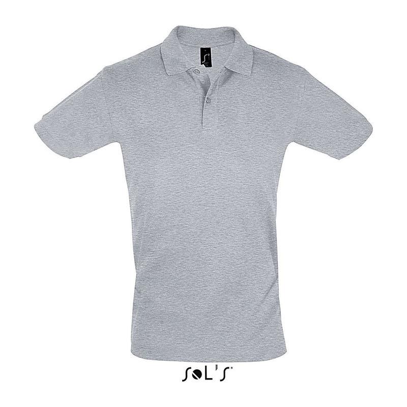Tricou polo pentru bărbați Sol's Perfect Grey Melange 4XL