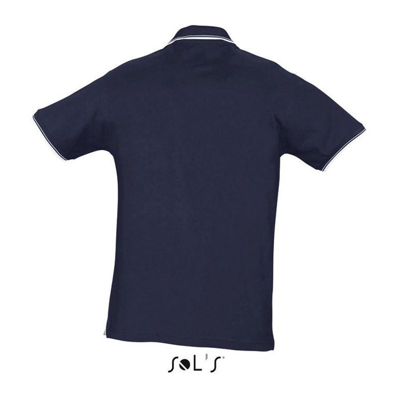 Tricou polo pentru bărbați Sol's Practice Orion Navy Blue M