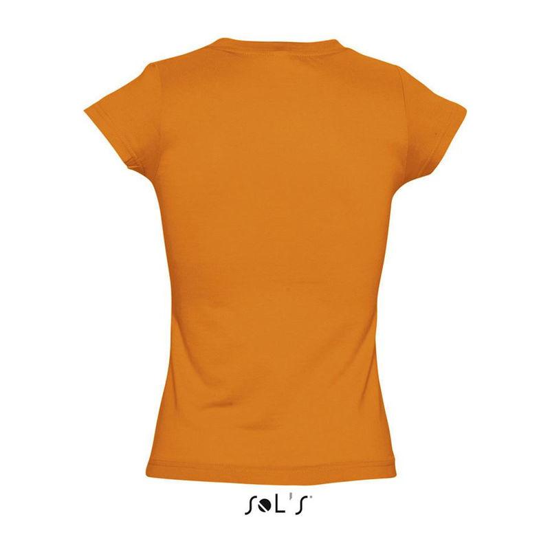 Tricou cu guler în V pentru femei Sol's Moon Portocaliu XXL