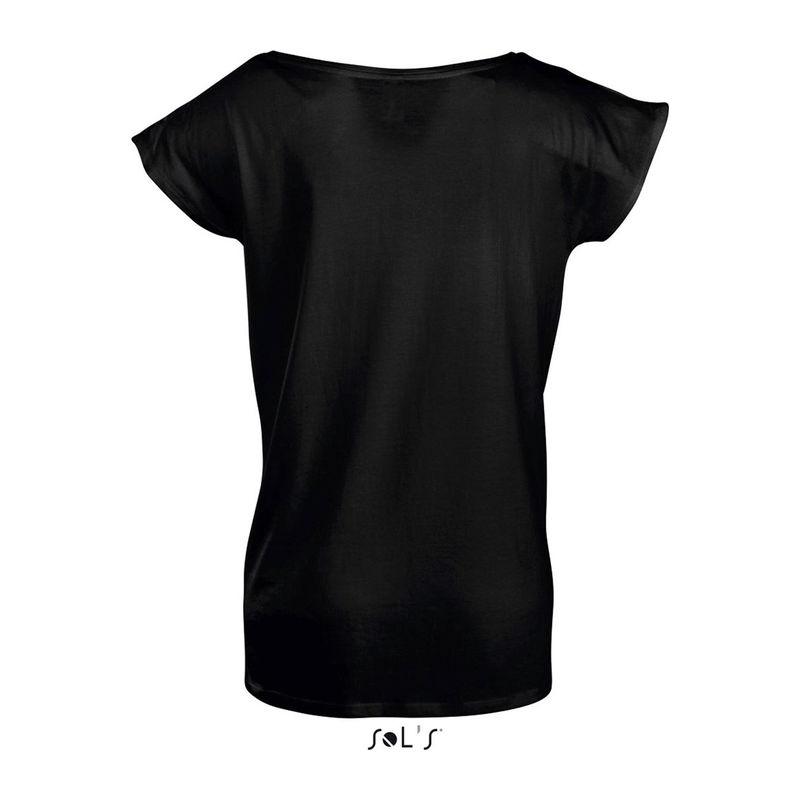 Tricou kimono cu mâneă scurtă pentru femei Sol's Marylin Negru L