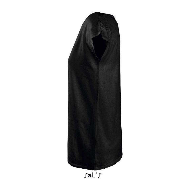 Tricou kimono cu mâneă scurtă pentru femei Sol's Marylin Negru L