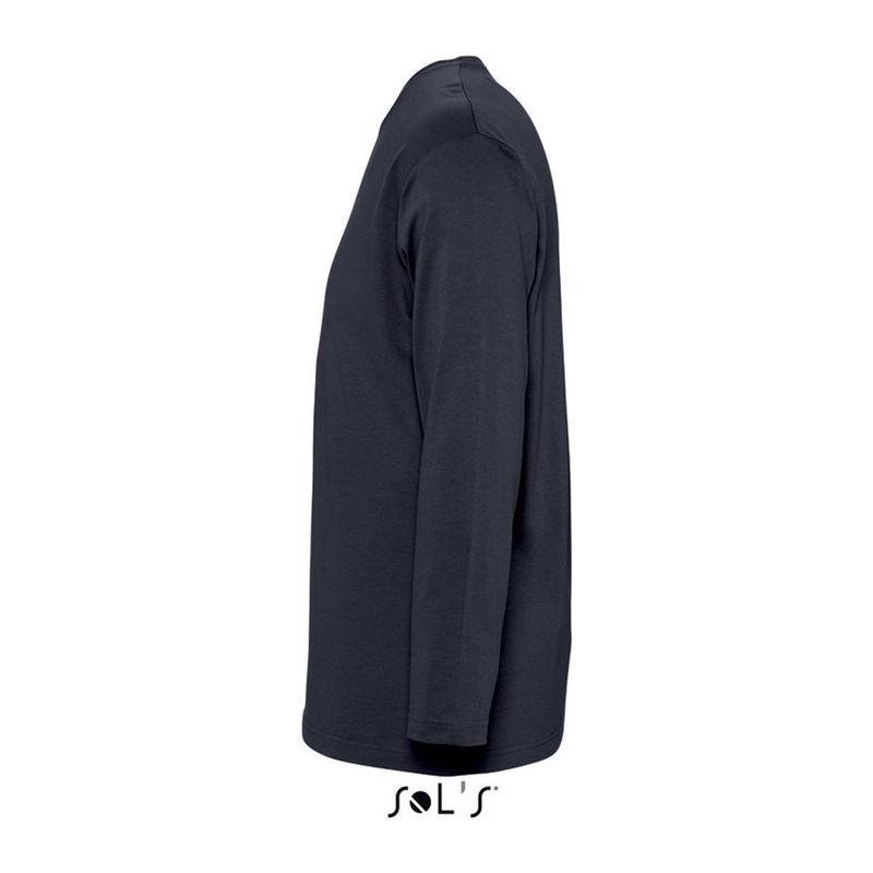 Tricou cu guler rotund și mânecă lungă pentru bărbați Sol's Monarch Navy 5XL
