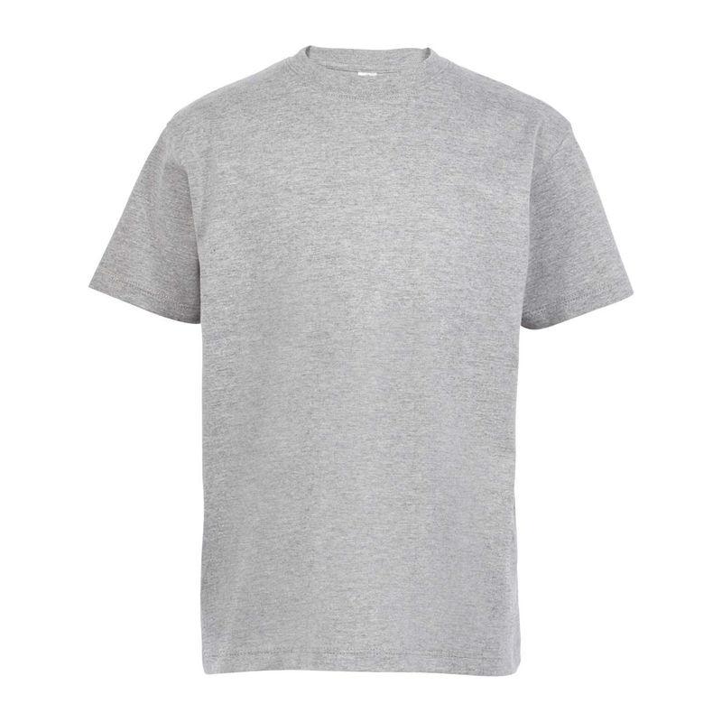 Tricou cu guler rotund pentru copii Sol's Imperial Grey Melange