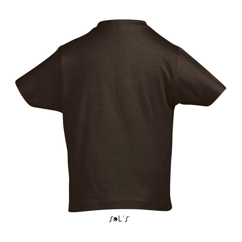 Tricou cu guler rotund pentru copii Sol's Imperial Maro