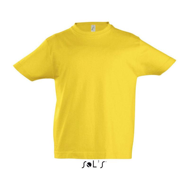 Tricou cu guler rotund pentru copii Sol's Imperial Portocaliu