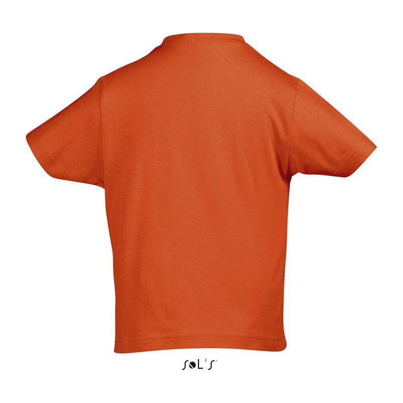 Tricou cu guler rotund pentru copii Sol's Imperial Portocaliu