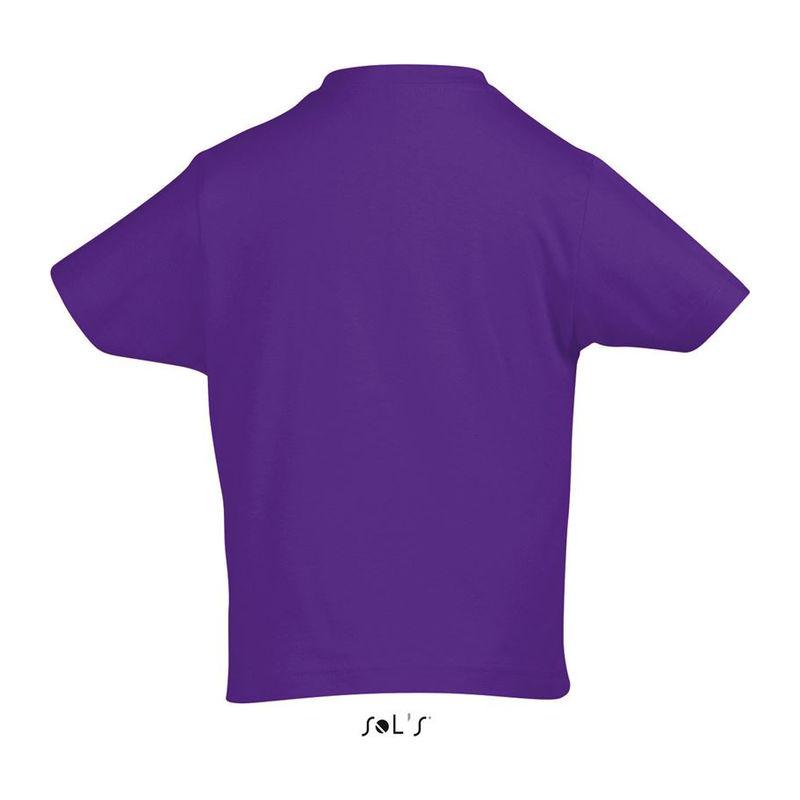 Tricou cu guler rotund pentru copii Sol's Imperial Mov